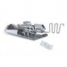 Guide pour pose de biais étroit et pied d'attache transparent (12mm) pour recouvreuses - 202-404-000