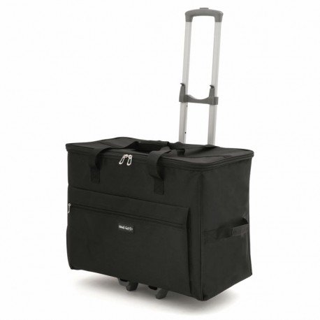 Trolley XXL noir Deluxe HOBBY GIFT pour machine à broder