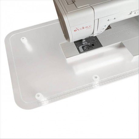 Table d'extension transparente extra large