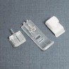 KIT CONTENANT LE PIED TRANSPARENT POUR POINT CHAÎNETTE (F) ET 2 GUIDES
