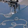 Pied quilting pour broderie à fil couché (FMC) 9mm