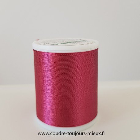 Fil à broder Madeira Rayon Uni 1000 m Rose anglais 1119