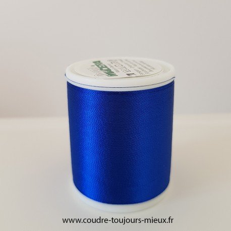 Fil à broder Madeira Rayon Uni 1000 m Bleu Hanoucca 1166