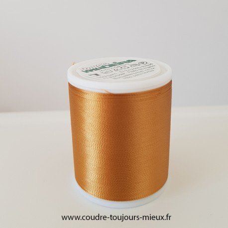 Fil à broder Madeira Rayon Uni 1000 m Cassonade 1126