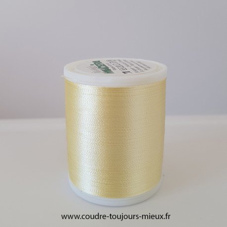 Fil à broder Madeira Rayon Uni 1000 m Mousse de citron 1067